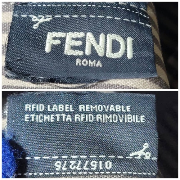 Authentic Fendi Tobacco Zucca Coated Canvas Spalmati Roll Shopper Tote B… - Picture 7 of 13